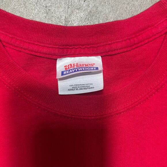 Vintage Y2K Jack Links Beef Jersey "Feed Your Wild Side" Tee Mens XL Red Shirt - Picture 3 of 3